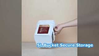 5L プラスチックバケツ安全な保管ペットフードペイント