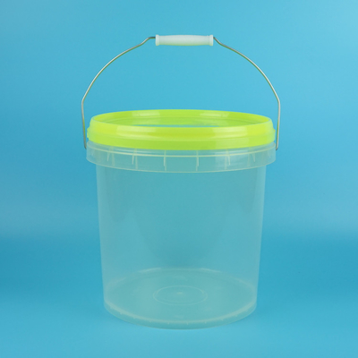高く透明な食品等級の正方形のプラスチック バケツ10L 5L