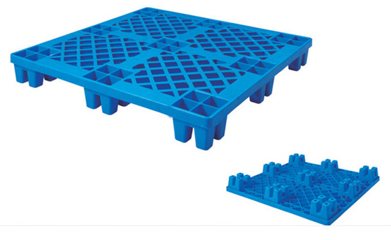 頑丈なヨーロッパ HDPE の大きく積み重ね可能なプラスチック パレットのリバーシブルの二重側面