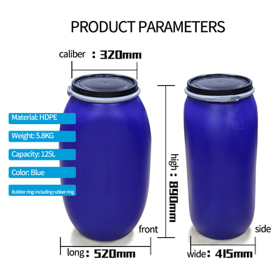 大きい口によって密封される転換のプラスチック バレルのドラム125L