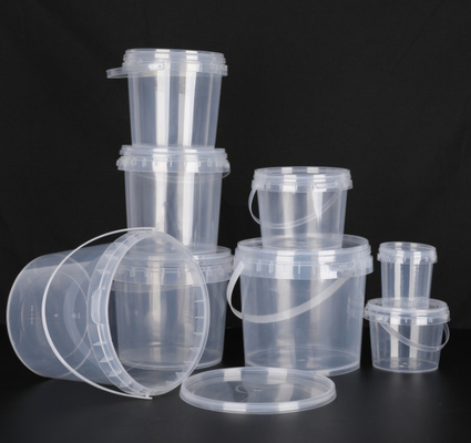 CAS/FDA/SGS/ISO9001 認証のあるビケツ状のプラスチック食品容器