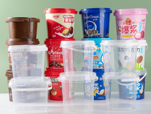 PP/HDPE プラスチック製の食品バケツ蓋が即時配送可能