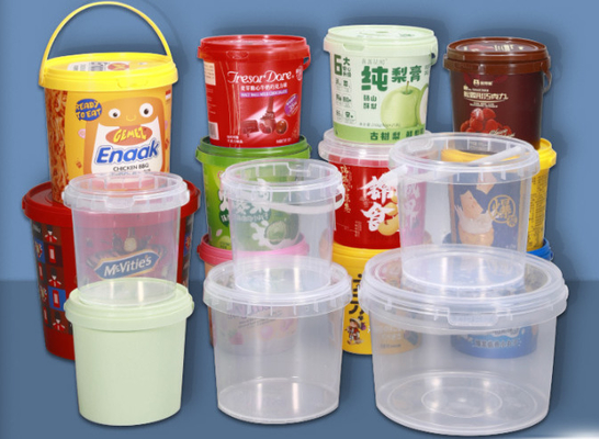 スクリーンプリント プラスチック製の食品バケツ PP/HDPE素材で軽量