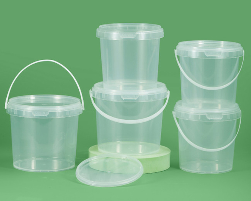スクリーン印刷 便利 な ため に バケツ の デザイン を 付いた プラスチック 食品 桶