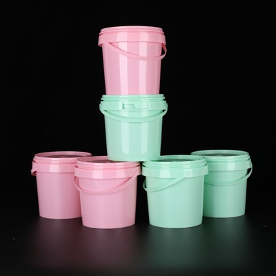 パーソナルロゴのサンプルをピックアップして提供するPP/HDPEプラスチック食品バケツ