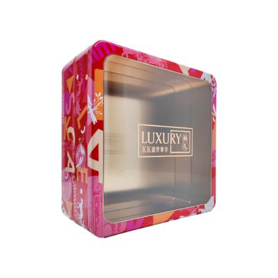 小さくて装飾的なブリキ缶。耐久性があり、パッケージングソリューションに最適です。