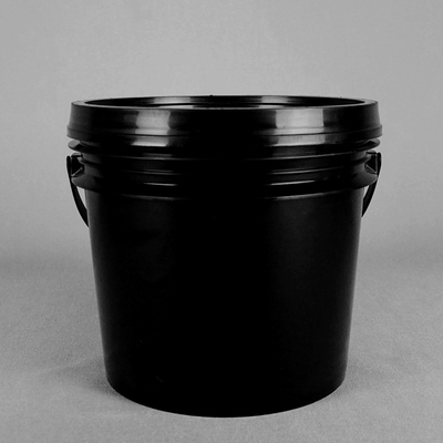 4.8L PPの黒い円形のプラスチック バケツ1ガロンのプラスチック ペンキのバケツ