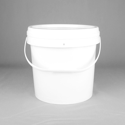 OEMの歓迎9つのリットルのふたが付いているプラスチック ペンキの貯蔵容器の白いバケツ