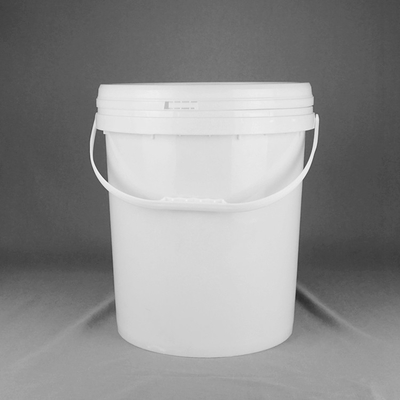 6ガロン25Lの白く大きい円形のプラスチック バケツはペンキのための証拠を漏らす