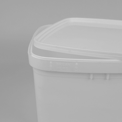 ISO9001の透明な長方形のプラスチック バケツ3リットルの