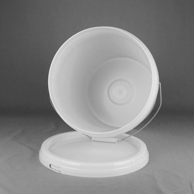 PPふたが付いている物質的で白い円形の10 Ltrのペンキのバケツ10Lのバケツ