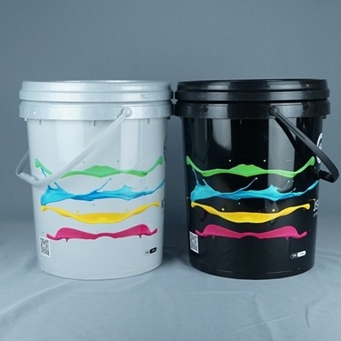 29cmの直径19Lプラスチック オイルのバケツ エンジン オイルのバケツの注文色