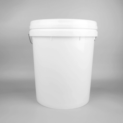 ペンキのための白い円形の空の20リットルのプラスチック ペンキのバケツ