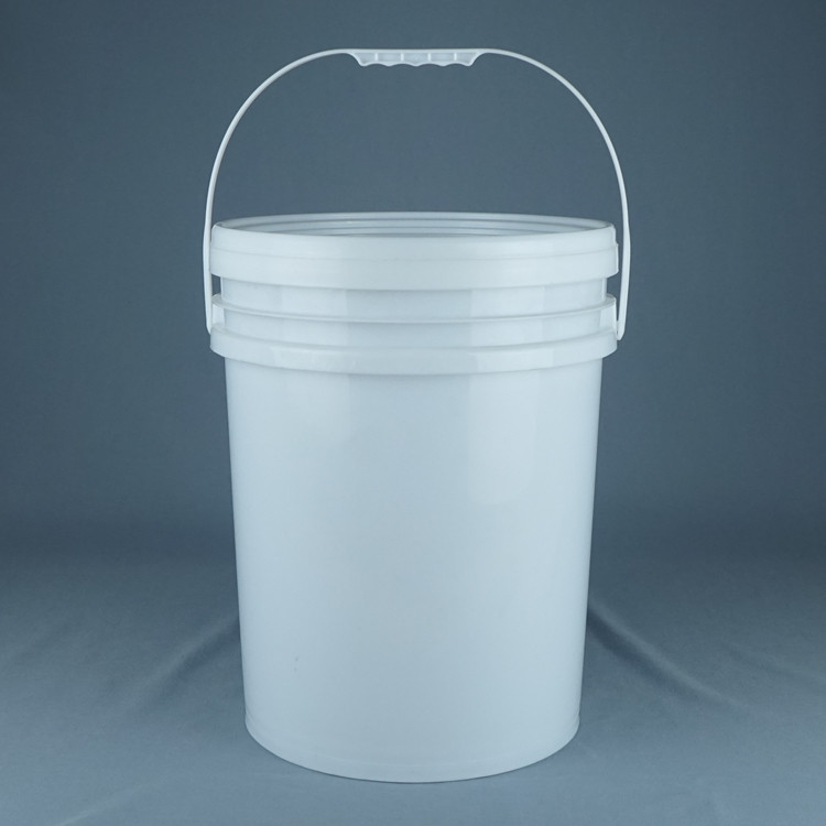 化学用バケツ (PP/HDPE 白い蓋付き) IML 熱伝送スクリーン印刷