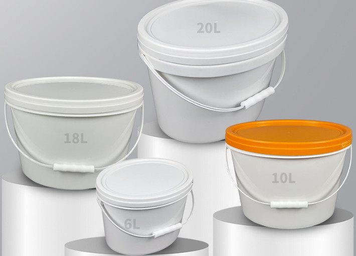 IMLまたは熱移動またはスクリーンの印刷を用いるカスタマイズ可能な楕円形のプラスチック バケツPP/HDPE