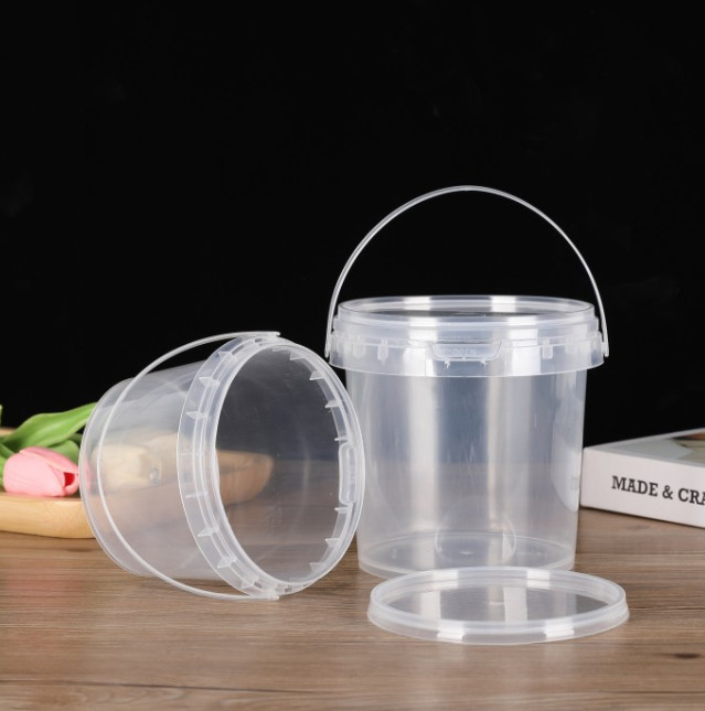 カスタマイズ可能なプラスチック食品バケツ 蓋とハンドル CAS/FDA/SGS/ISO9001認証