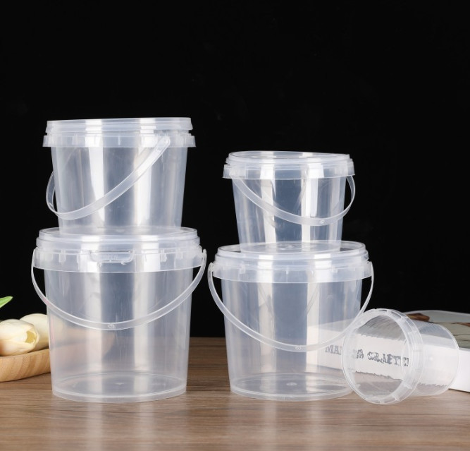 カスタマイズ可能なプラスチック食品バケツ 蓋とハンドル CAS/FDA/SGS/ISO9001認証