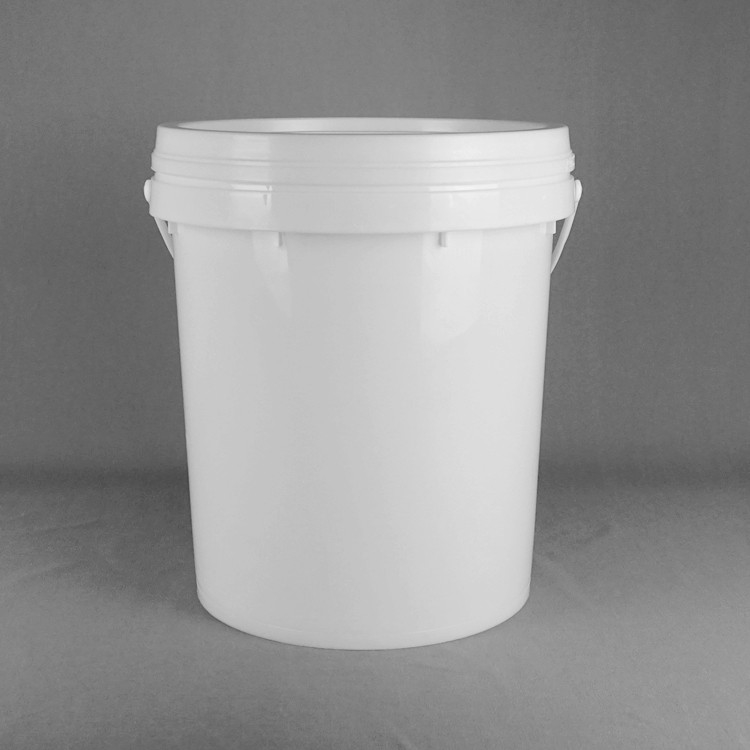 20L スナップオン 蓋 積み立てられるプラスチックバケツ 15.5 高さ 11.5 直径 仕様変更可能な白色デザイン