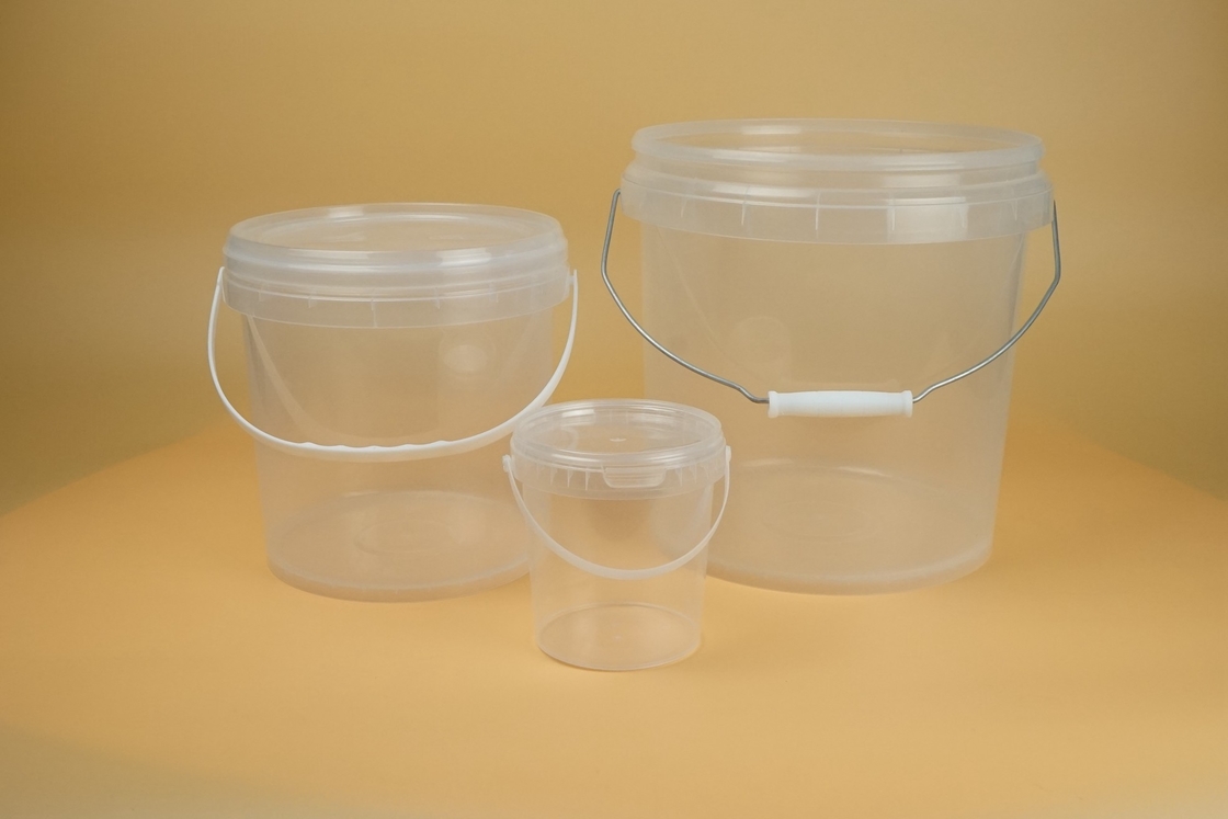 耐久性のあるデザインの透明なプラスチックバケツを入手 詳細を見て今すぐ購入