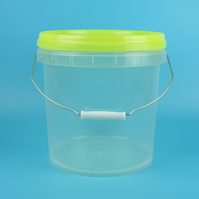 高く透明な食品等級の正方形のプラスチック バケツ10L 5L
