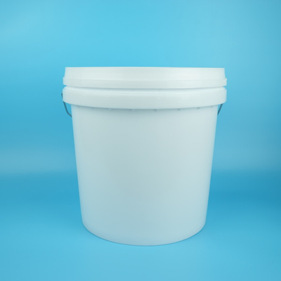 シールのふたが付いている形成された円形のプラスチック バケツは要求に応じて着色する