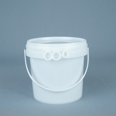 耐久性保証 丸いプラスチックバケツ 厚さ 0.8-1.5mm 4L容量
