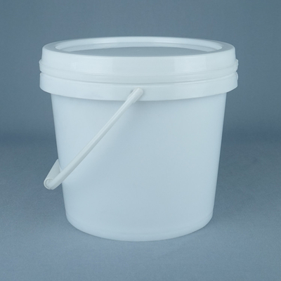 ホワイト食品級バケツ / ハンドル付き食品級バケツ 1L-5L容量 BPAフリー 温度セーフ