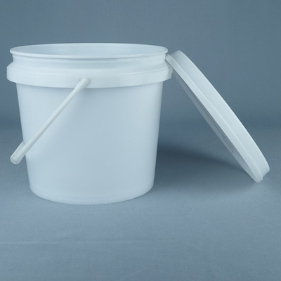 ホワイト食品級バケツ / ハンドル付き食品級バケツ 1L-5L容量 BPAフリー 温度セーフ