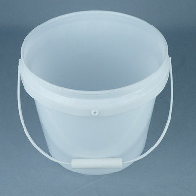 ホワイト食品級バケツ / ハンドル付き食品級バケツ 1L-5L容量 BPAフリー 温度セーフ