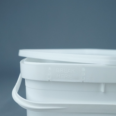 3kgアイス クリームの包装の正方形のプラスチック バケツの食品等級