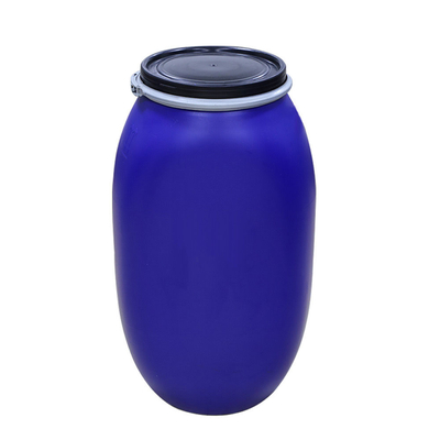 30-200Lはフランジのバレルの化学プラスチック バレルのドラム鉄のたがを密封した160Lを厚くした