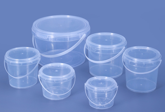 IML/熱移動/スクリーンの印刷の印刷を用いる半透明なプラスチック バケツ