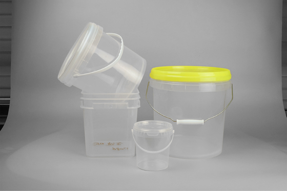 IML熱移動またはスクリーンの印刷を用いる明確なプラスチック バケツの容器