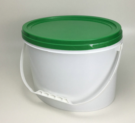 IMLまたは熱移動またはスクリーンの印刷を用いる食品等級のプラスチック楕円形のバケツ