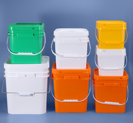 軽量の白いですか他のプラスチックおもちゃの貯蔵は編まれた袋及びPE袋をバケツでくむ