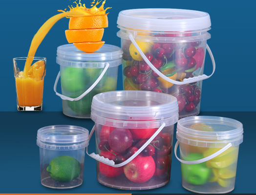 IML/熱移動/スクリーンの印刷の印刷を用いる半透明なプラスチック バケツ