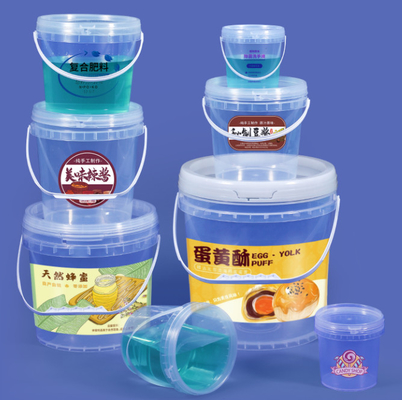 積み重ねられる食品グレードのプラスチックバケツ