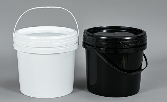 カスタマイズできるロゴとカバー付きのプラスチック食品バケツ