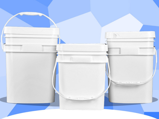 各種産業に適した方形プラスチック容器 1.2 kg