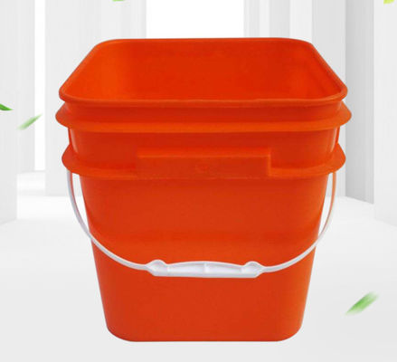 化学耐性 方形 プラスチックのバケツ 熱伝送印刷 オプション