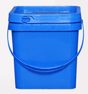 IML 蓋付き方形プラスチックバケツ はい 熱伝送スクリーン印刷