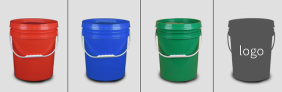 レストラングレード 20リットル容量 ガスケットとUV耐性のあるプラスチックバケツ