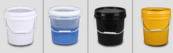 レストラングレード 20リットル容量 ガスケットとUV耐性のあるプラスチックバケツ