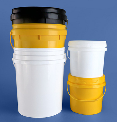 1L容量と熱伝送印刷の化学的な丸いプラスチックバケツ