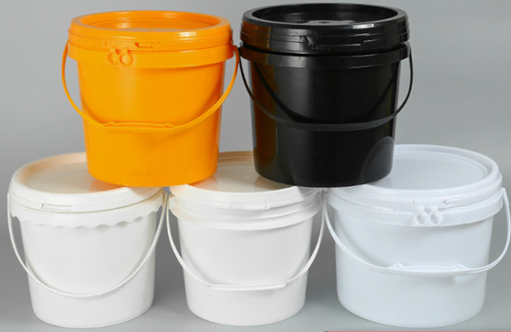 プラスチックハンドル 丸い 化学品輸送用のプラスチックバケツ