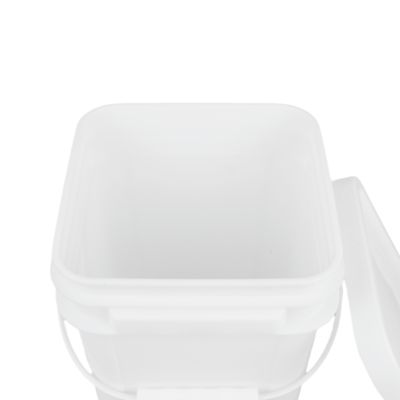 食品類の方形のプラスチック容器 白色またはその他の実用的な貯蔵ソリューション