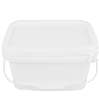 1.2kg 正方形プラスチック容器、100%バージン原料PP製