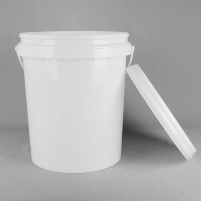 柔軟な表面 プラスチック製の丸いバケツ