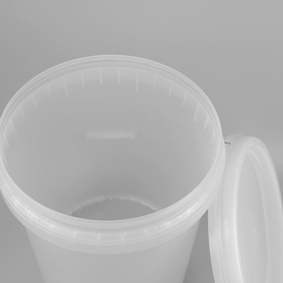 18リットルのポリプロピレンの透明なプラスチック バケツ18リットルの食品等級