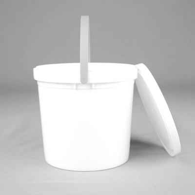 33oz 1Lの食品等級のプラスチック バケツのプラスチック ペンキのバケツの白い色